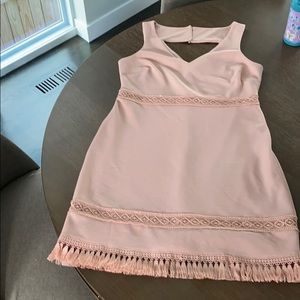Kensie blush pink dress